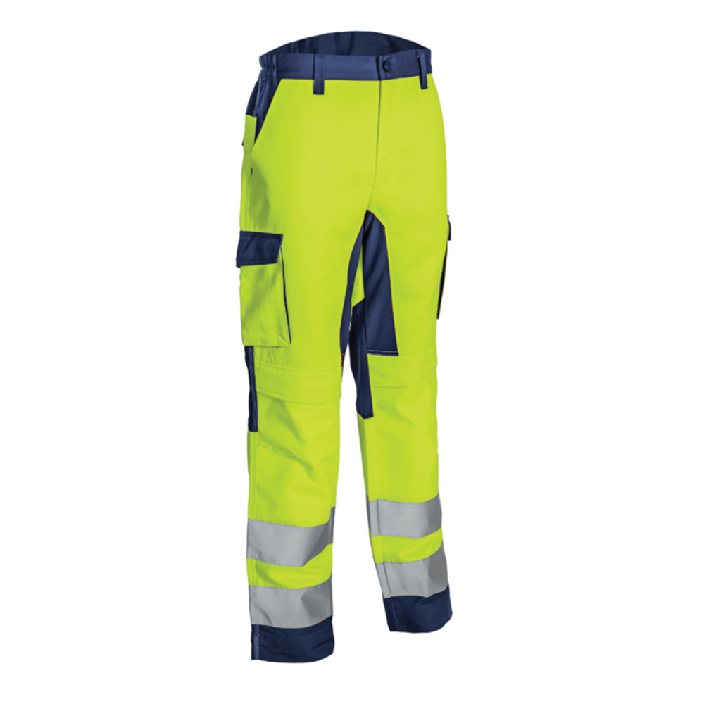 Warnschutzhose HIBANA gelb-marine