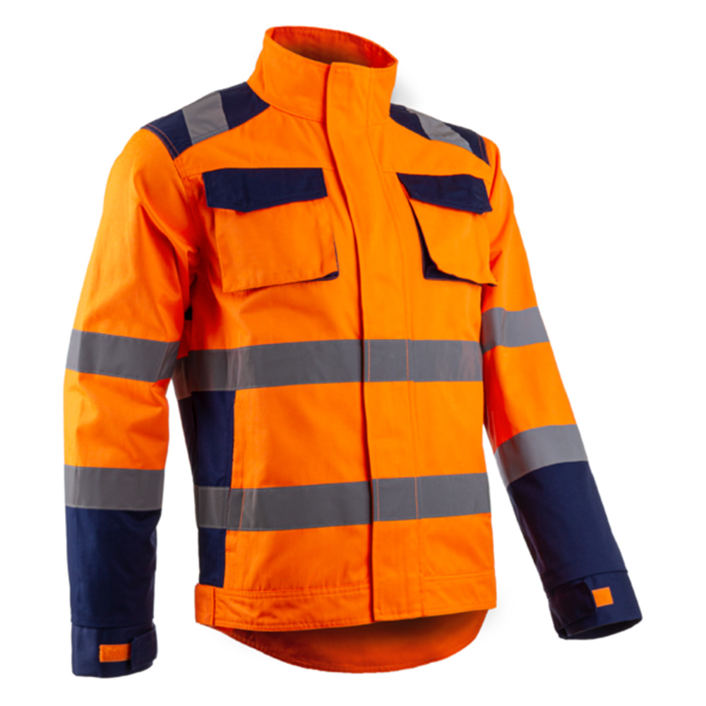 Warnschutzjacke HIBANA orange-marine