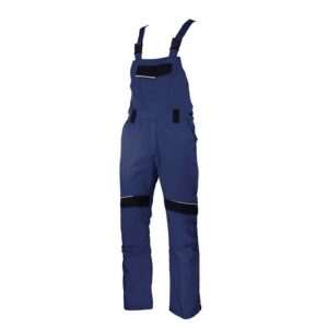 8GREEBP Work Bib & Brace GREENLAND blau-schwarz