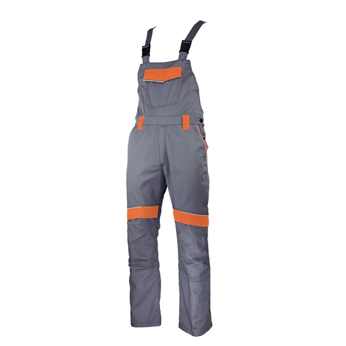 Work Lätzchen & Hosenträger GREENLAND grau-orange