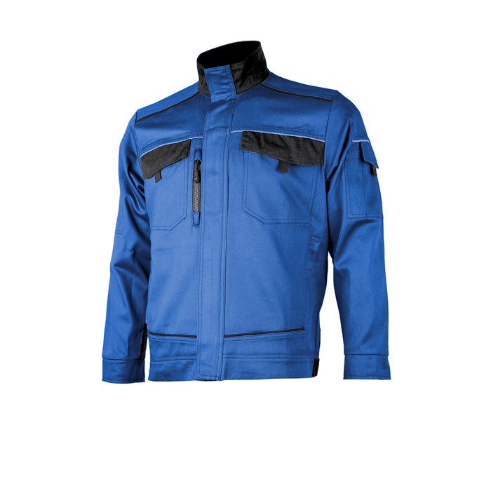 Arbeitsjacke GREENLAND königsblau-schwarz