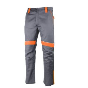 8GREEPS Arbeitshose GREENLAND grau-orange