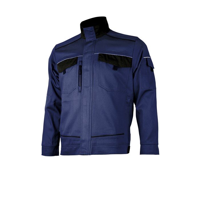 Arbeitsjacke GREENLAND blau-schwarz