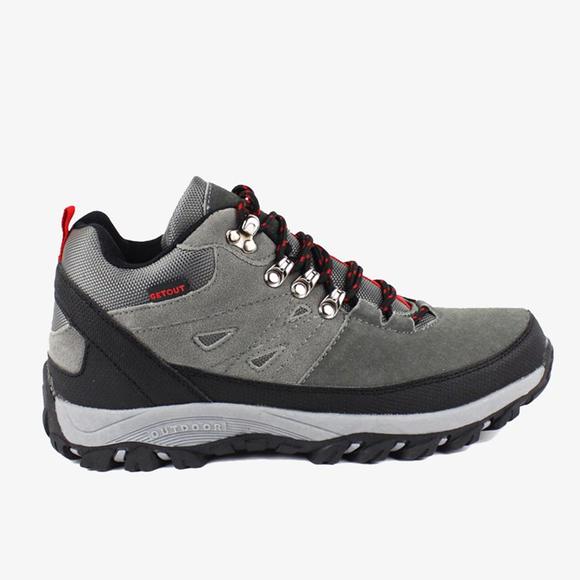 Wanderschuh Farbe grau