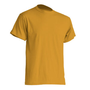 Herren-T-Shirt kurzarm, Gelbgold, 150