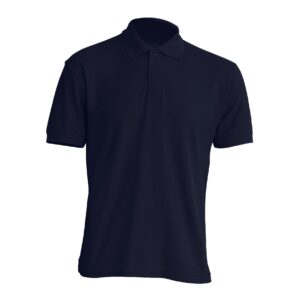 Herren-Polo-T-Shirt mit kurzen Ärmeln, marineblau